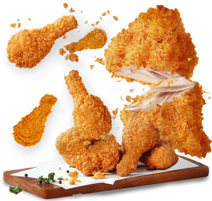 Cluck'IZ fried chicken platter